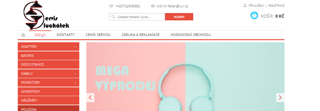 Servis sluchátek - kompletní služby v oblasti audio techniky